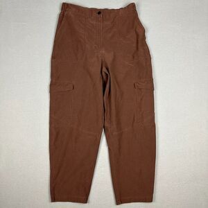 Lululemon Womens 31 Light Utilitech Cargo Pocket High-Rise Pants Brown W5ENBS